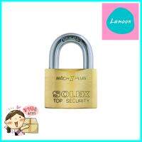 กุญแจลูกปืน SOLEX MACH2PLUS50 50 MM POLISHED BRASSPADLOCK SOLEX MACH2PLUS50 50MM POLISHED BRASS **ลดราคาจัดหนัก **