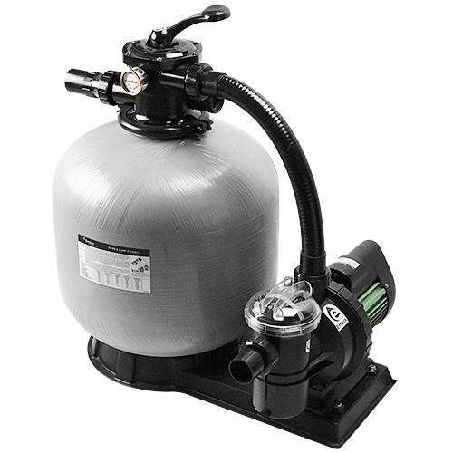 Swimming Pool Filter System [Filter + Pump + Preinstalled Pipe + Base