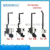 10pcs / lot Ear Speaker Flex Cable สําหรับ iPhone X XS Max XR หูฟังริบบิ้นฟังพร้อมชิ้นส่วนอะไหล่เซนเซอร์