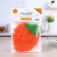 Korean Acrylic Strawberry Dish Towel Non-stick Oil Cleaning Dish Cloth For Kitchen Non-stick Pan Scouring Pad Dish Cloth  Towels