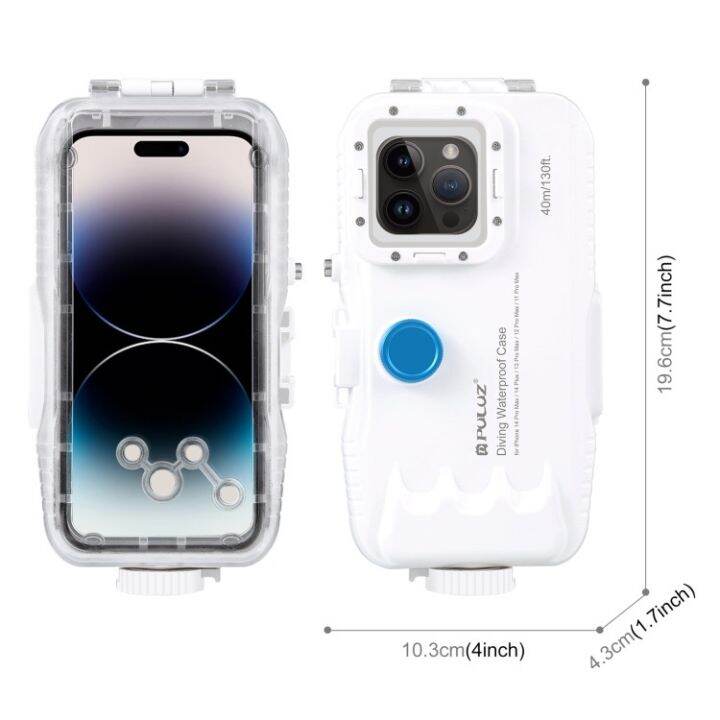 puluz-40m-130ft-phone-14-13-12-11-waterproof-diving-housing-photo-video-taking-underwater-cover-case-for-phone-14-13-12-11-pro-max-14-13-12-11-pro