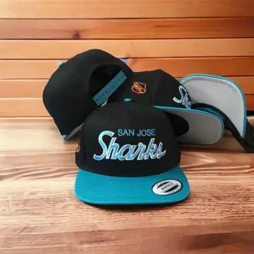 NHL Women's San Jose Sharks Script Black Dad Hat