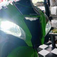 ไฟหน้าZX10r LEDสีขาวหลอดไฟ ตรงรุ่น 2pcs