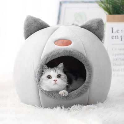 ใหม่ Hot Deep Sleep Comfort ในฤดูหนาว Cat Bed Iittle Mat ตะกร้าสุนัขขนาดเล็กผลิตภัณฑ์สัตว์เลี้ยงเต็นท์ Cozy Cave Nest ในร่ม Cama Gato