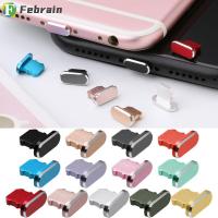 FEBRAIN สากล อุปกรณ์เสริมโทรศัพท์ ฝาครอบกันฝุ่น ปลั๊กกันฝุ่น จุกโลหะ ฝาปิดพอร์ตชาร์จ แท่นชาร์จ