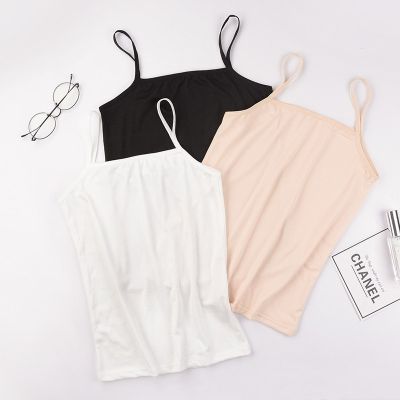 ☃☼ Camisoles Crop Top Sleeveless Shirt Bralette Padded Camisole