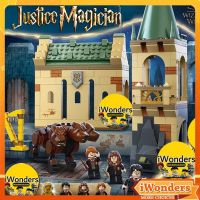 Fluffy Encounter Hogwarts: บล็อคตัวต่อ รูปสุนัข 3 หัว MOC 76387ของขวัญของเล่น