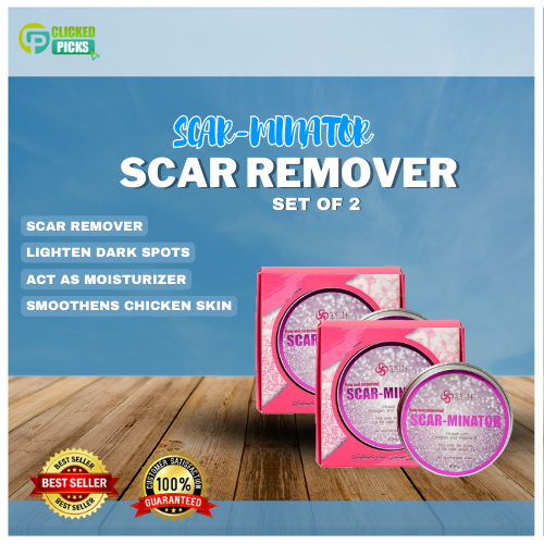 AUTHENTIC SCARMINATOR SCAR REMOVER(SET OF 2)/ PERFECT REMEDY FOR