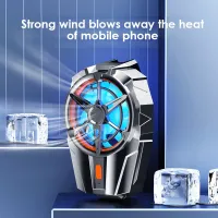 Phone Accessories Cooling Fan Wired/wireless High Speed Cooler Heat Sink For Cell Phone Portable 7.5 Inches Game Cooler Rapid