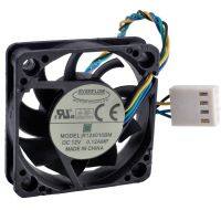 【♘COD Free Cas♘】 bvqqqcp R124010bm Everflow 4010 4ซม. 12V 0.12a 4สาย4พินลูกปืนแบบคู่พัดลมการทำความเย็นเงียบ