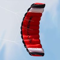 hot【DT】▪  2.7m Stunt Kite Outdoor Fun Fly with Flying Parafoil Beach Sport