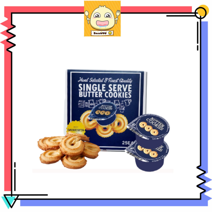 [Snack4U] Korea Danesita Single Serve Butter Cookies 韩国胶囊曲奇饼干散装 18g
