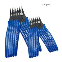 【LZ】☄❧  1/5/10 cortadores de cabo de fio elétrico corte lado snips flush alicates nipper anti-deslizamento de borracha mini alicate diagonal ferramentas manuais