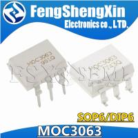 10 ชิ้น / ล็อต MOC3063 MOC3063M DIP-6 MOC3063S MOC3063SR2M SOP6 Optocoupler เอาต์พุตไดรเวอร์ IC