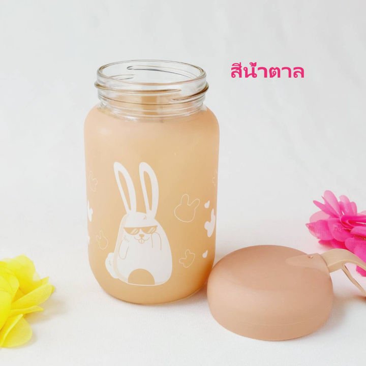 ขวดน้ำแก้วน้ำ-ขวแก้ว-ขวดเก็บอุณหูมิ-ขวดน้ำพกพา-ขนาด-350-ml