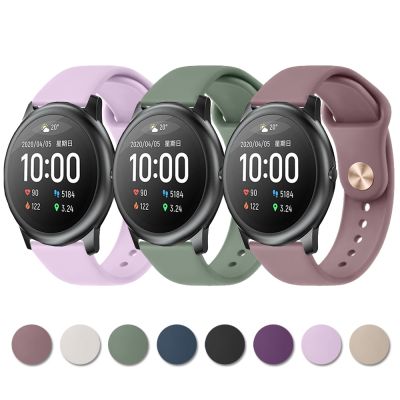 สายใหม่ซิลิโคนสำหรับ Xiaomi IMILAB KW66/SW022 YAMAY/Mibro Lite/Mibro Color/Mibro Air Band Bracelet สำหรับ Maimo สายสมาร์ทวอทช์ CarterFa