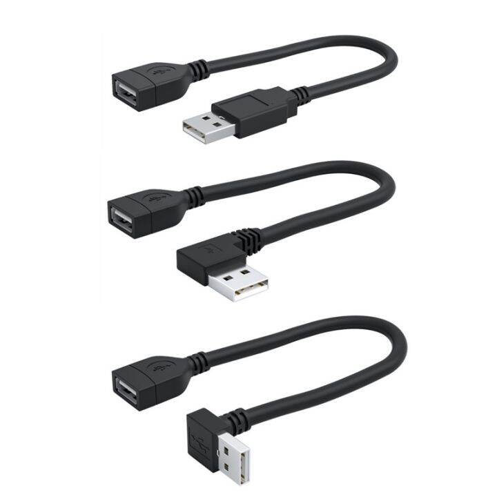 USB2.0 Extension Cable 90 Degree Left Right Angled USB 2.0 A Male to