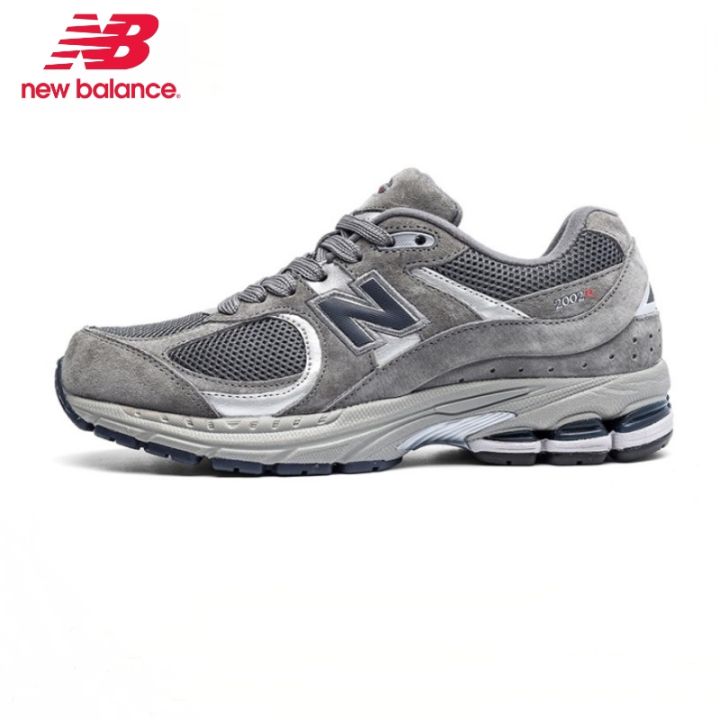 original-new-balance-nb-2002r-series-รองเท้ากีฬาลำลองแบบย้อนยุคที่ทันสมัยและสะดวกสบายมีเดียมสีเทา-sneakers-รองเท้าผู้ชาย-ml2002ra