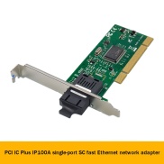 PCI IC Plus IP100A Single Port Fast 100Mbps Ethernet Network Card Fiber