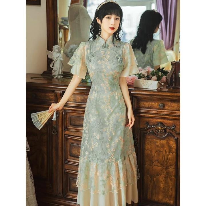 Váy Mối Tình Đầu Vintage Phong Cách Cung Đình Kiểu Pháp Thời Trung Cổ Cổ  Điển Châu Âu Váy Liền Công Chúa Bỏ Trốn Giải Trà Cổ Điển | Lazada.vn