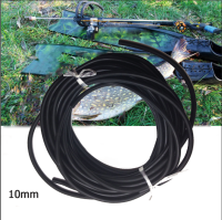 【Shipping in 24 Hours】MNYY 5 * 10MM Speargun Rubber Band Sling Spearfishing Diving Tube Latex Tubing（Black)