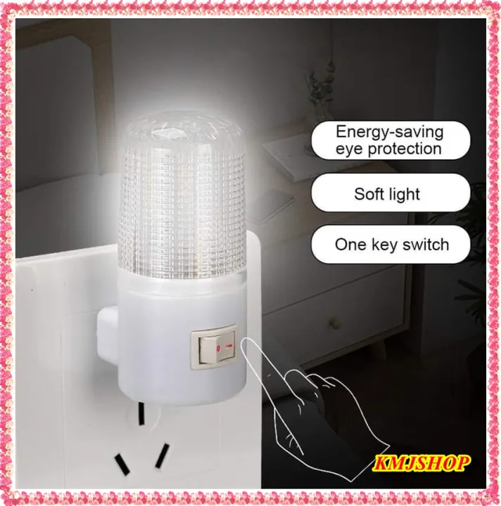 3Watts Lighting Night Light Plug In Wall Manual On/Off Switch | Lazada PH