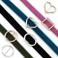 【cw】 10pcs/Set silver /Golden  Invitation Ribbon slider buckle Peach heart rectangular oval alloy buckle sewing Accessories