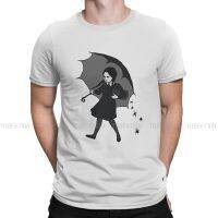 Wednesday TV Series Crewneck TShirts Scary Print Mens T Shirt New Trend Clothing Size S-6XL XS-4XL-5XL-6XL