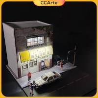 CCArte Diorama 1:64โมเดลอู่รถยนต์จอดรถเมืองของเล่นโมเดลดิสเพลย์ Diorama