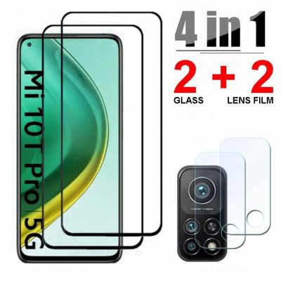 4in1 Glass For Xiaomi Mi 10T 10 Pro Lite 11 Tempered Camera Protector For Xiaomi Mi 10Lite 10T Pro 10TLite 5G Protective Film