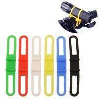 【YD】 Cycling Holder Handlebar Silicone Band Fixing Elastic Tie Rope Bicicleta Torch Flashlight Bandages