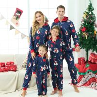 【cw】 ChristmaspieceParent child Outfit SetSnowman PrintWearSetMatching Outfits