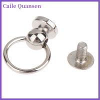 Caile 10pcs Metal Ball POST กับ O Ring studs rivets เล็บสกรูรอบหัวแหลม