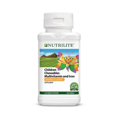 Nutrilite Children Chewables Multivitamin And Iron - 100 Tablets