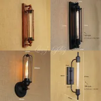 R Steampunk T30 Led Edison หลอดไฟโคมไฟ Art Deco Vintage Wall Sconces โคมไฟหน้าแรกตกแต่งโคมไฟติดผนัง Sconces Luz