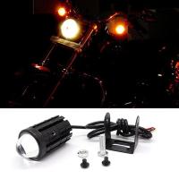 12-80V Electric Bike LED Front Light E-Scooter Bicycle Headlight Horn Waterproof K2U1