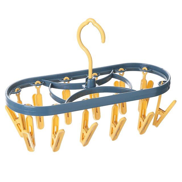 Kids 12 Clear Suit Hanger w/ Clips