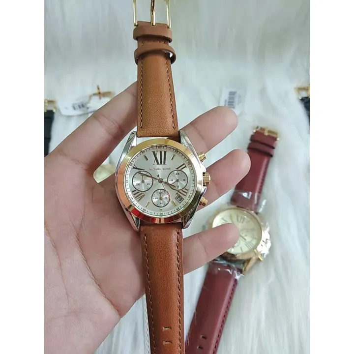 watch for kids watch for woman New Michael Kors Bradshaw Leather  Chronograph watch Small size | Lazada PH