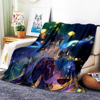 Genshin Impact Plush Blanket Toss on Sofa Home Decor Soft Heat Washable Blanket
