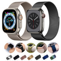 สายสายใส่ข้อมือสำหรับสายคาด Apple Watch 44มม. 40มม. 45มม. 41มม. 42มม. 38มม. 45 44มม. ซีนาฬิกากําไล3 5 6 SE 7 8อัลตร้า49มม.