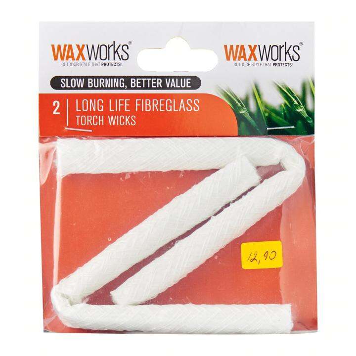 WAXWORKS Long LIfe Fibreglass Torch Wicks Lazada Singapore