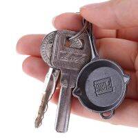 ☢✇ Game PUBG Battleground Cosplay Pan Weapons Rusting Model Key Chain Keyring