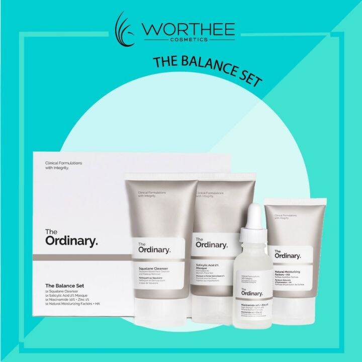 The ordinary The Ordinary The Balance Set for Glowing Skin Lazada