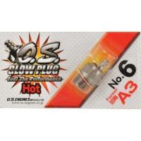 (promotion++) หัวเทียน O.S. #6 A3 Glow Plug Hot Air สุดคุ้มม หัวเทียน รถยนต์ หัวเทียน วี ออ ส หัวเทียน 4 จังหวะ หัวเทียน อิริเดียม