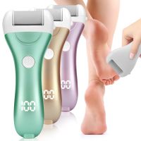 ZZOOI Rechargeable Electric Foot File Callus Remover Machine Pedicure Device Foot Care Tools Feet For Heels Remove Dead Skin display