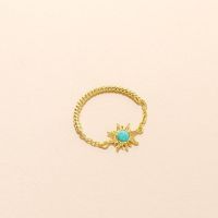 Salynn Turquoise Sun Ring (Made to order 7-9 days)