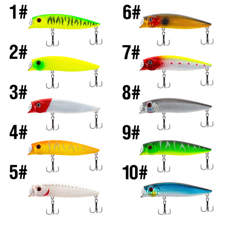 10สี9-5เซนติเมตร-12กรัม-popper-เหยื่อล่อปลา-topwater-แบบแข็งดินสอ3d-ตา-crankbaits-เหยื่อลอย2ตะขอสามชั้น