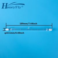 Honeyfly 2ชิ้น189มม. หลอดฮาโลเจนแบบยาวใหม่ J189 220V/110V 750W 1000W R7S ไส้หลอดคู่ Lampu Banjir หลอดท่อ LED ควอตซ์