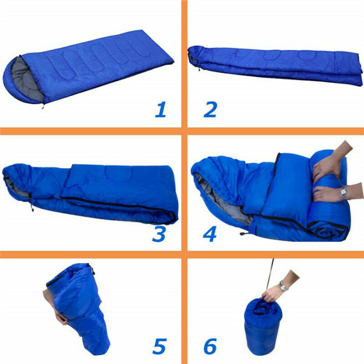 ถุงนอน-แบบพกพา-ถุงนอนปิกนิก-sleeping-bag-ขนาดกระทัดรัด-น้ำหนักเบา-พกพาไปได้ทุกที่-สีเขียว-kujiru