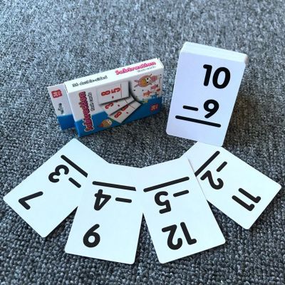 【CW】 Cognitive Card Early Education Math Training Arithmetic Children Educational Intellig T5H9